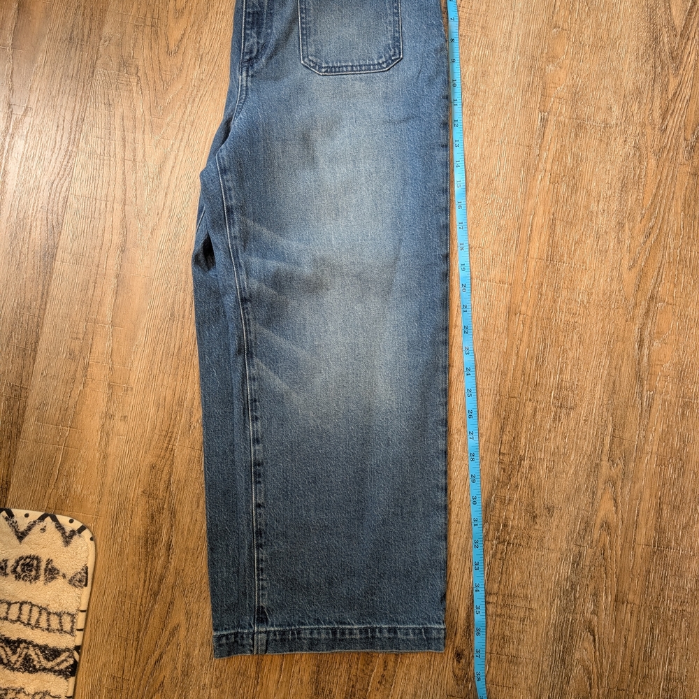 LOFT Petite 12 Wide Leg Jeans - Picture 7 of 9